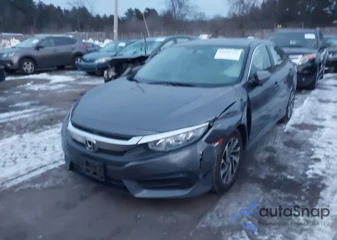 2016 Honda Civic Ex from USA, damaged, VIN 19XFC2F71GE204244